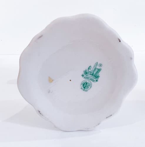 Vintage Ireland 20th Century Belleek Flower Porcelain Vase #0657 - Thumbnail 4
