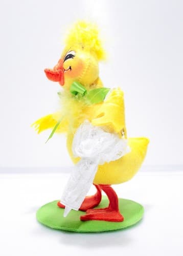 Vintage 2018 ANNALEE Mobilitee SUNNY DAY DUCKY Easter Holiday Artisan Doll 9" - Thumbnail 4