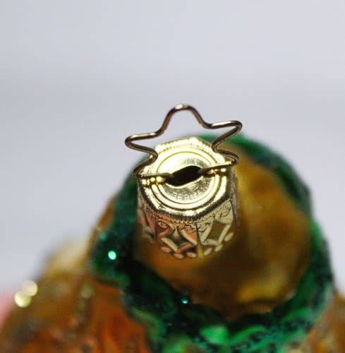 Vintage Inge Glass Germany "Goddess of the Grape" Christmas Ornament - Thumbnail 7