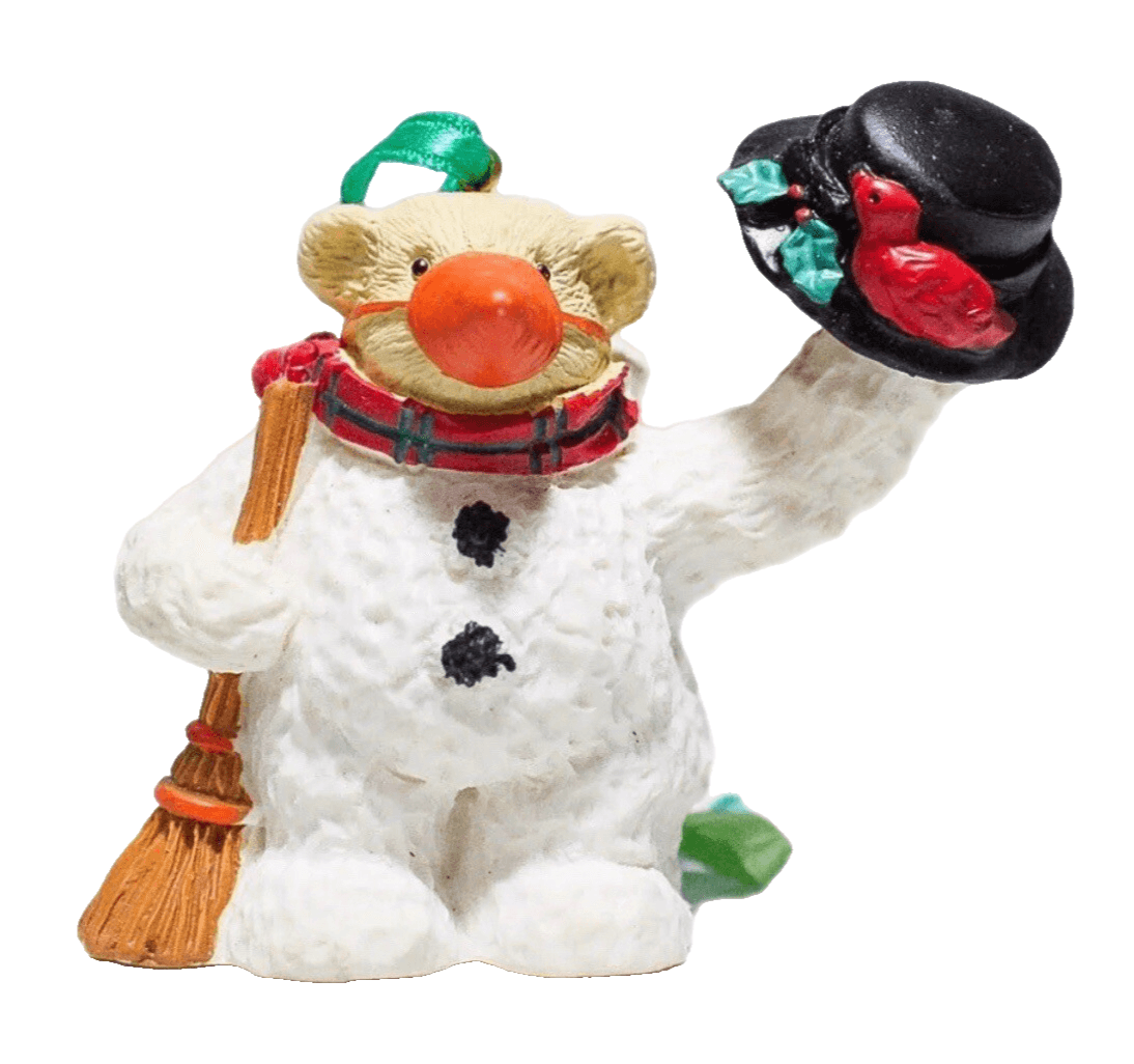Vintage Muffy Vanderbear "Snowbear" Bear Christmas Ornament In Box - Image 1