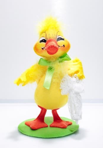 Vintage 2018 ANNALEE Mobilitee SUNNY DAY DUCKY Easter Holiday Artisan Doll 9" - Thumbnail 6