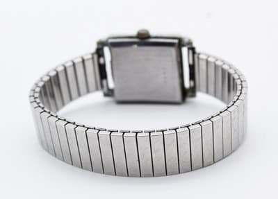 La Forge Vintage Swiss Square Face Mechanical Watch Stretch Strap (For Parts) - Thumbnail 3
