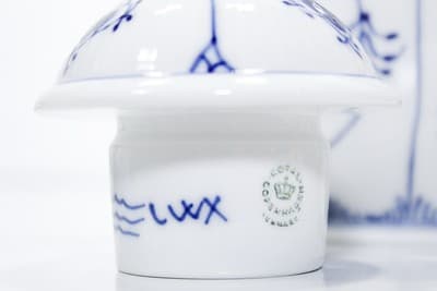 ROYAL COPENHAGEN Blue Half Laced Porcelain Coffee Tea Pot #48 1st Quality - Thumbnail 8