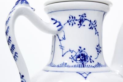 ROYAL COPENHAGEN Blue Half Laced Porcelain Coffee Tea Pot #48 1st Quality - Thumbnail 6