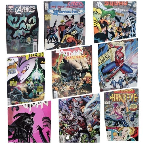 Lot of 9 U.S. Marvel & DC Superhero Assorted Comics - Image 1