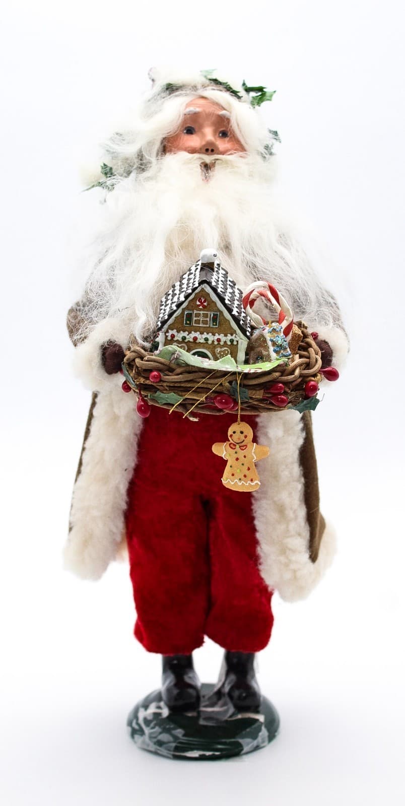 Byers' Choice Santa Claus Baker Gingerbread House Christmas Caroler 2010 - Thumbnail 10