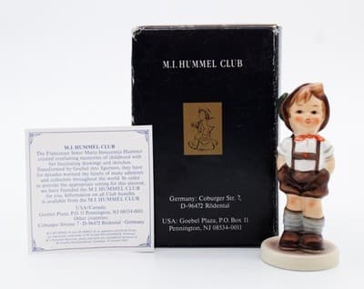 Hummel Goebel Jungbauer For Keeps Porcelain Figurine In Box TMK 7 Germany - Thumbnail 2