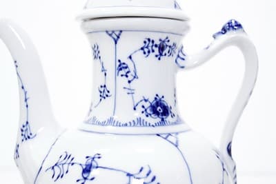 ROYAL COPENHAGEN Blue Half Laced Porcelain Coffee Tea Pot #48 1st Quality - Thumbnail 2