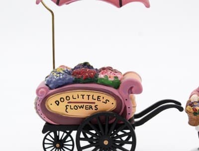 Department 56 Chelsea Market Flower Monger & Cart Heritage Village Accessory 2pc - Thumbnail 4
