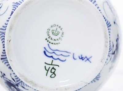 ROYAL COPENHAGEN Blue Half Laced Porcelain Coffee Tea Pot #48 1st Quality - Thumbnail 9