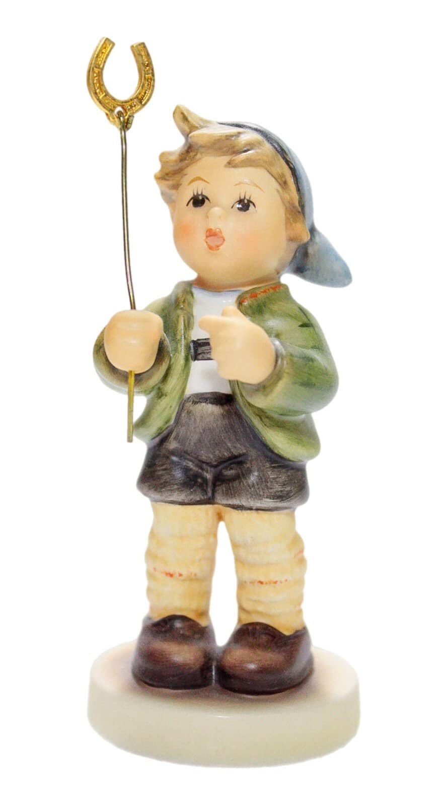 GOEBEL HUMMEL W. Germany "Little Luck" Hand Painted Porcelain Figurine TMK8 - Image 1