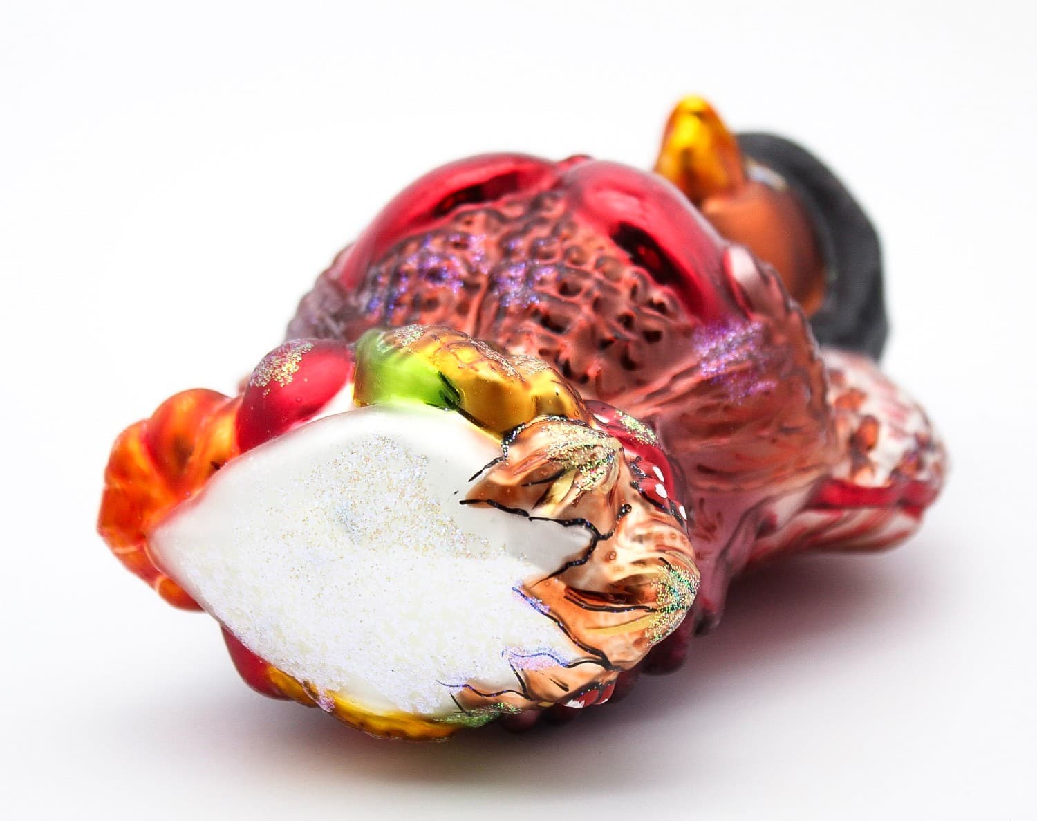 Christopher Radko Turkey Trot Pilgrim Glass Hand Painted Christmas Ornament - Thumbnail 8