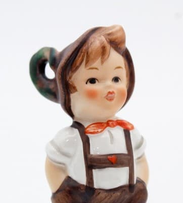 Hummel Goebel Jungbauer For Keeps Porcelain Figurine In Box TMK 7 Germany - Thumbnail 4