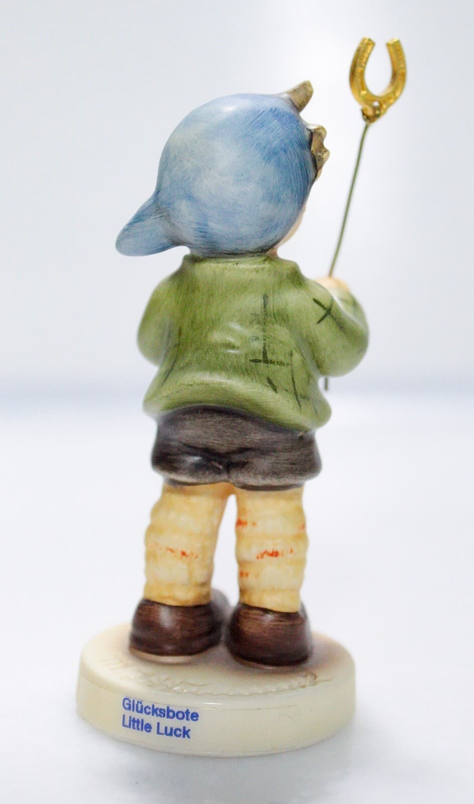 GOEBEL HUMMEL W. Germany "Little Luck" Hand Painted Porcelain Figurine TMK8 - Thumbnail 2