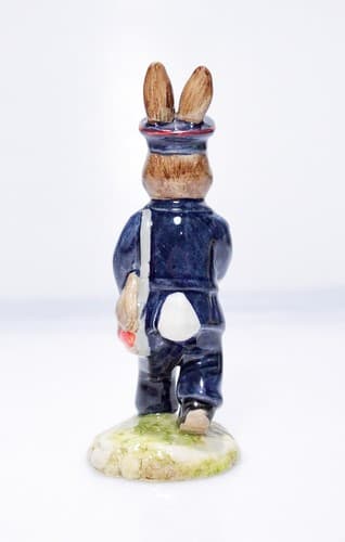 Vintage 1989 DB76 ROYAL DOULTON Postman Bunnykins Porcelain Figurine - Thumbnail 8