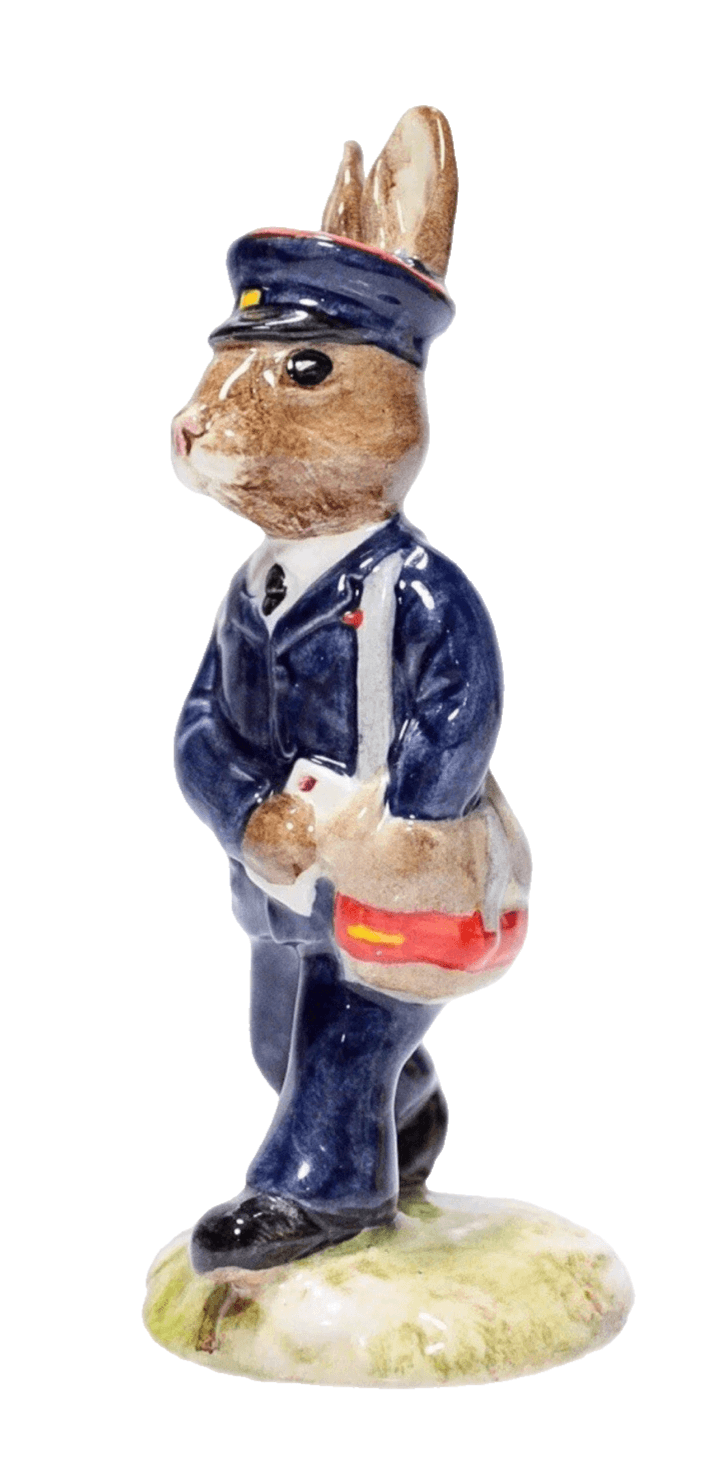 Vintage 1989 DB76 ROYAL DOULTON Postman Bunnykins Porcelain Figurine - Image 1