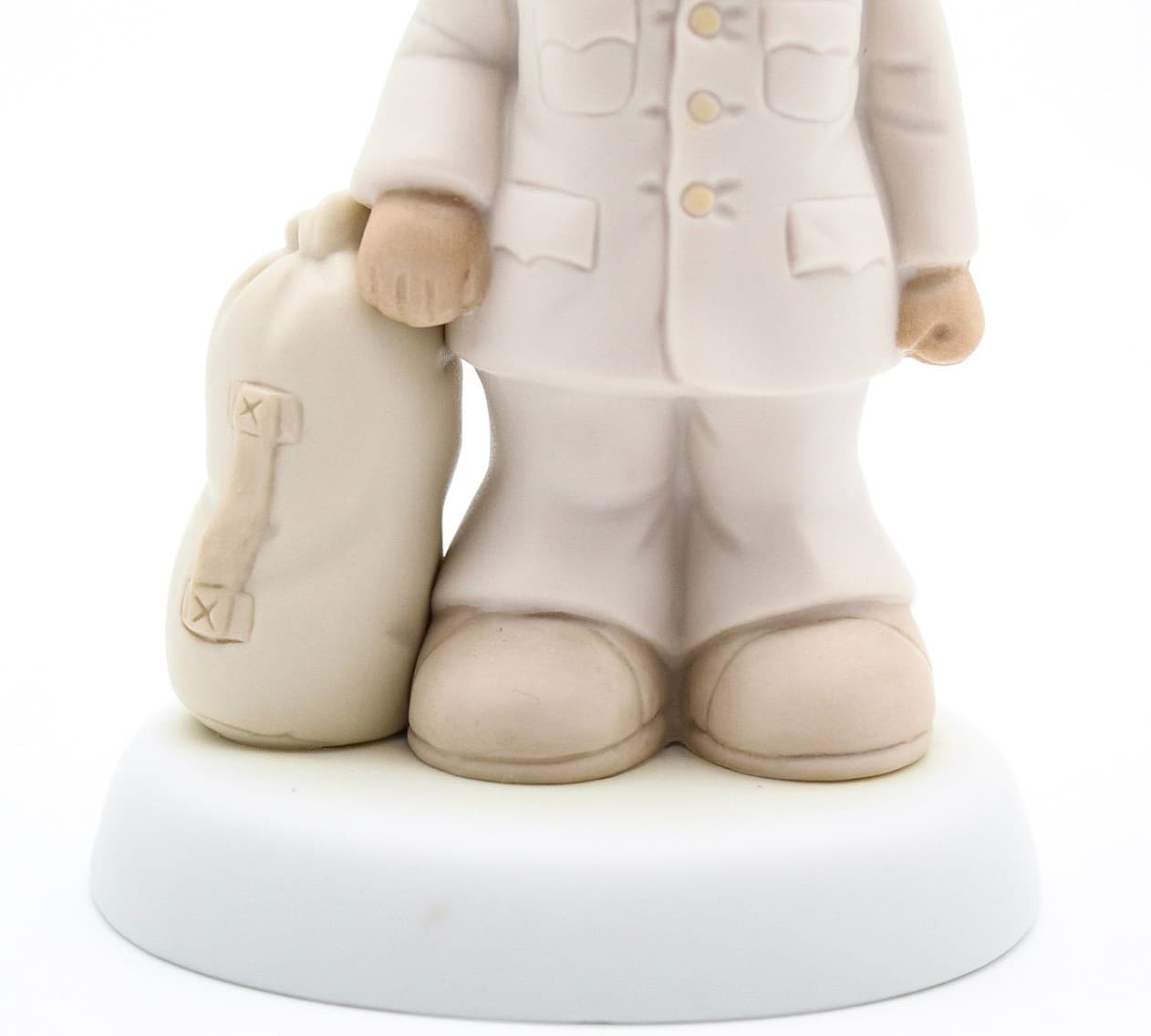 Precious Moments Bless Those Who Serve Their Country Porcelain Figurine 1991 - Thumbnail 3