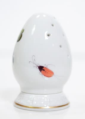 HEREND Hungary Hand Painted "Market Garden" Pattern Porcelain Shaker - Thumbnail 4