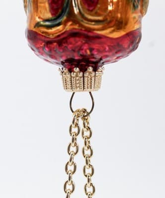 Vintage LAUSCHA Glass Cuckoo Clock Christmas Ornament Germany Pinecone - Thumbnail 3