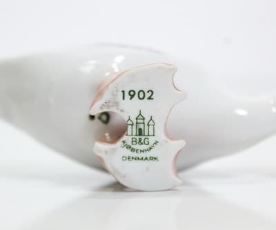 Vintage B&G Bing & Grondahl Denmark Hand Painted Goose Small Figurine - Thumbnail 5