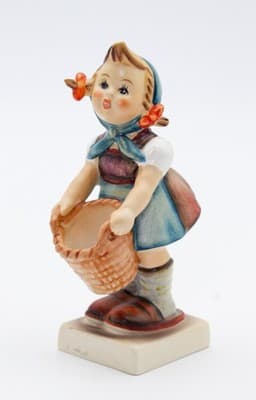 Hummel Goebel Little Helper West Germany Vintage Porcelain Figurine TMK3 - Thumbnail 8