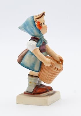 Hummel Goebel Little Helper West Germany Vintage Porcelain Figurine TMK3 - Thumbnail 5
