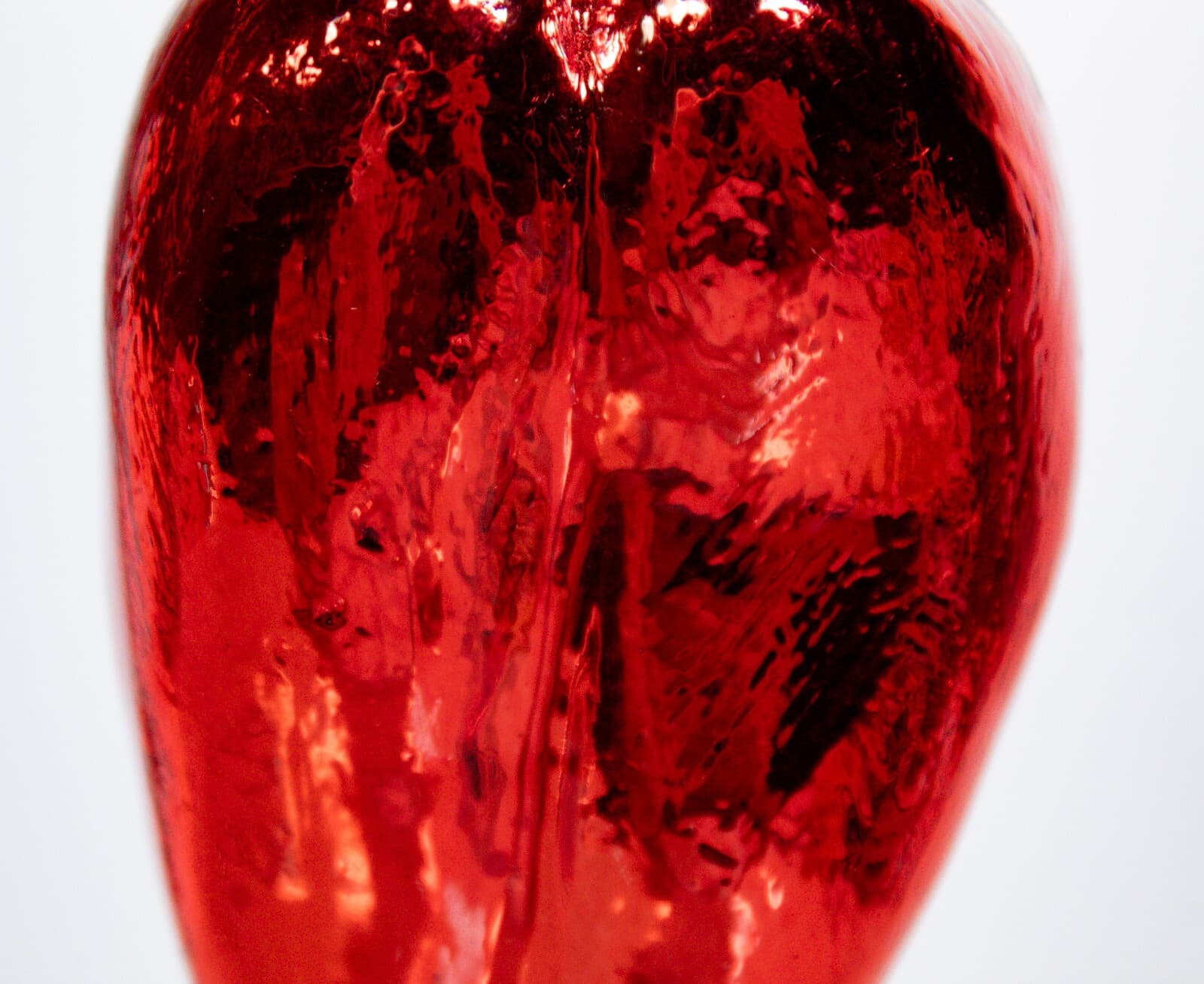 Vintage INGE GLAS Red Bell Pepper Decorative Vegetable Glass Christmas Ornament - Thumbnail 2