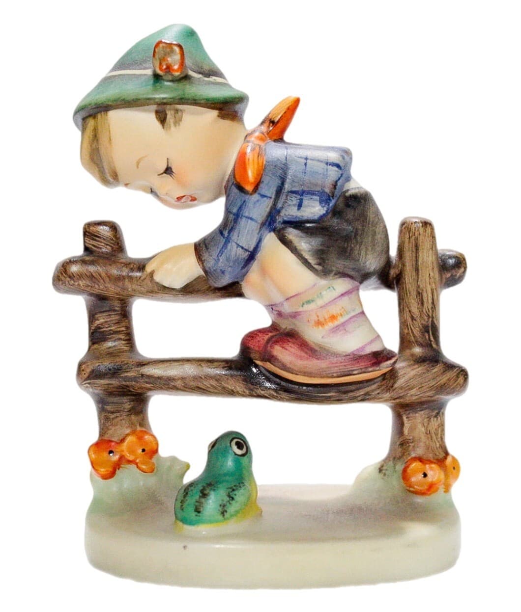 GOEBEL HUMMEL Germany "Retreat To Safety" Hand Painted Porcelain Figurine TMK5 - Image 1