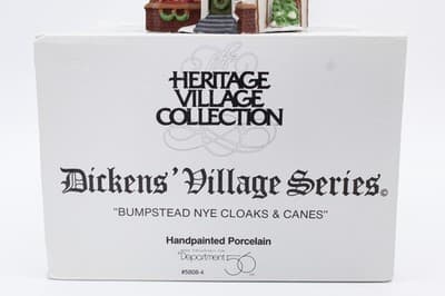 Department 56 Heritage Village Dickens' Village Bumpstead Nye Cloaks & Canes - Thumbnail 5