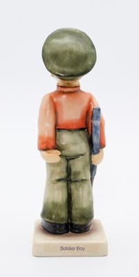 Hummel Goebel Soldier Boy West Germany Vintage Porcelain Figurine TMK6 - Thumbnail 5