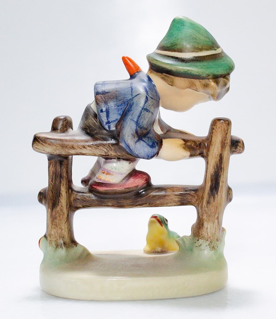 GOEBEL HUMMEL Germany "Retreat To Safety" Hand Painted Porcelain Figurine TMK5 - Thumbnail 4