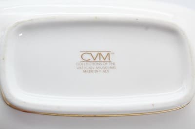 Vintage CVM Collections Of The Vatican Museum Italy Porcelain Lion Box RARE - Thumbnail 7