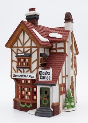 Department 56 Heritage Village Dickens' Village Bumpstead Nye Cloaks & Canes - Thumbnail 6