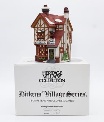 Department 56 Heritage Village Dickens' Village Bumpstead Nye Cloaks & Canes - Thumbnail 2