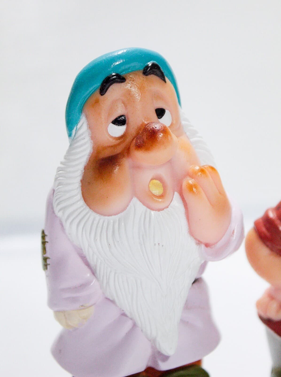 Disney Vintage Soft Plastic Snow White Dwarfs Sleepy/Doc/Dopey Decor Figures - Thumbnail 4