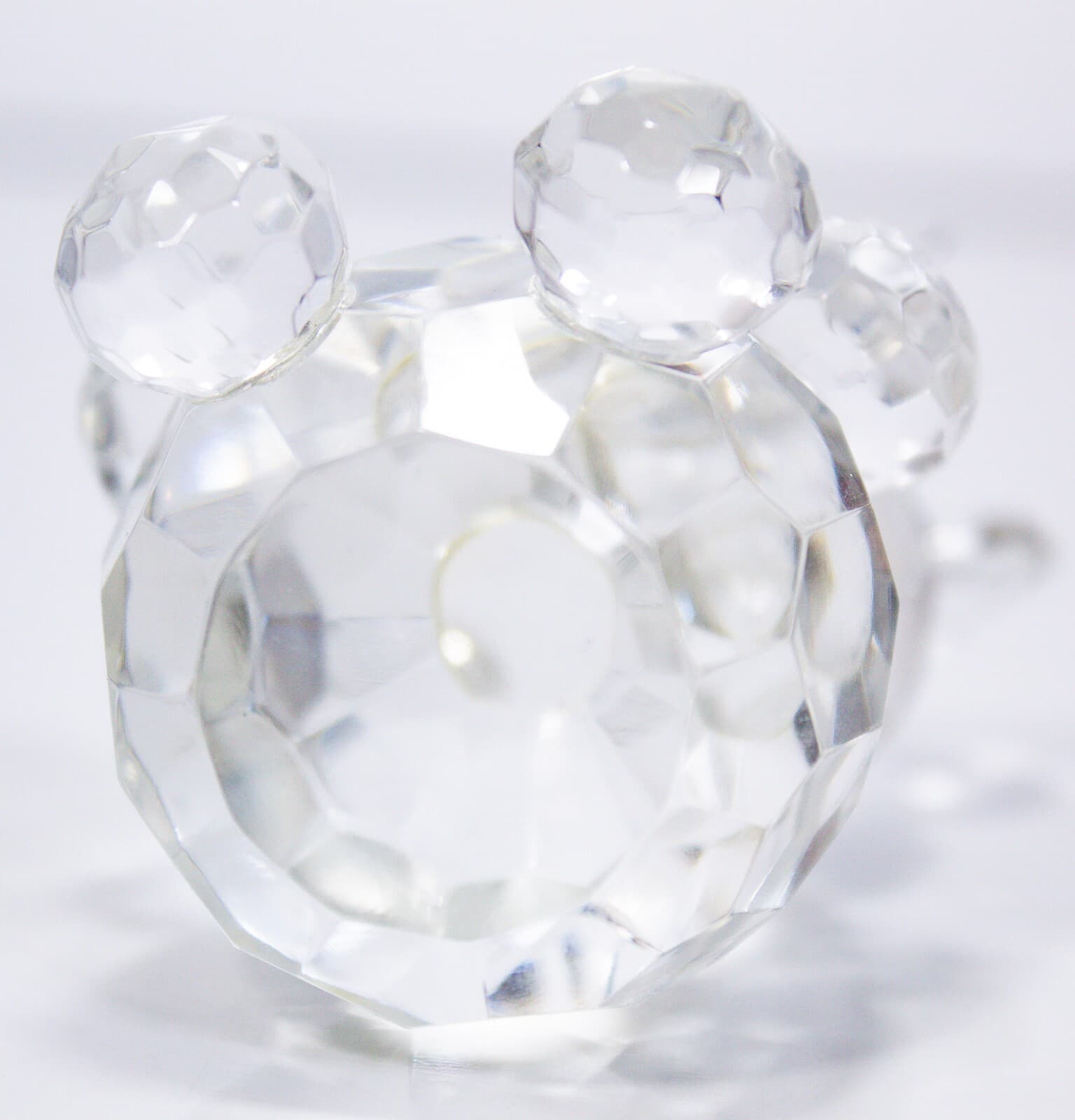 Fine Clear Crystal Glass Collectible Large Teddy Bear Animal Figurine - Thumbnail 6