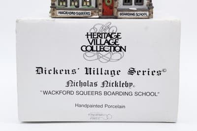 Department 56 Wackford Squeers Boarding School Dickens' Village Series - Thumbnail 9