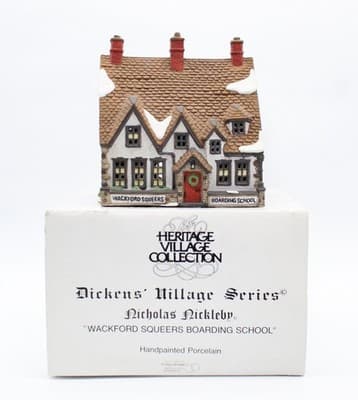 Department 56 Wackford Squeers Boarding School Dickens' Village Series - Thumbnail 2