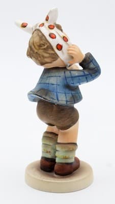 Hummel Goebel Boy With Toothache West Germany Vintage Porcelain Figurine TMK4 - Thumbnail 4
