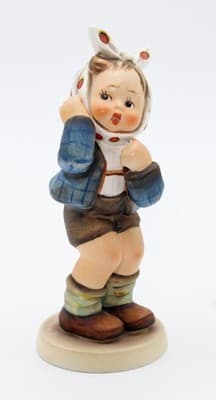 Hummel Goebel Boy With Toothache West Germany Vintage Porcelain Figurine TMK4 - Thumbnail 8