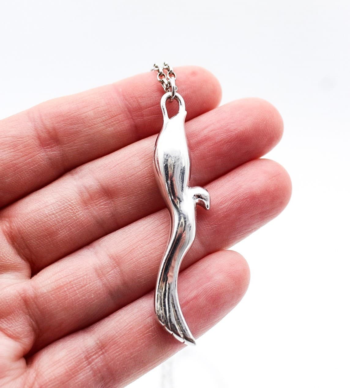 925 Sterling Silver Sea Lion Seal Ocean Animal Pendant Adjustable Necklace 31" - Thumbnail 5