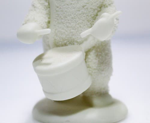 Department 56 Snowbunnies Vintage Shall I Play For You Porcelain Figurine - Thumbnail 3