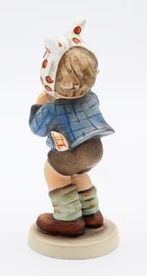 Hummel Goebel Boy With Toothache West Germany Vintage Porcelain Figurine TMK4 - Thumbnail 3