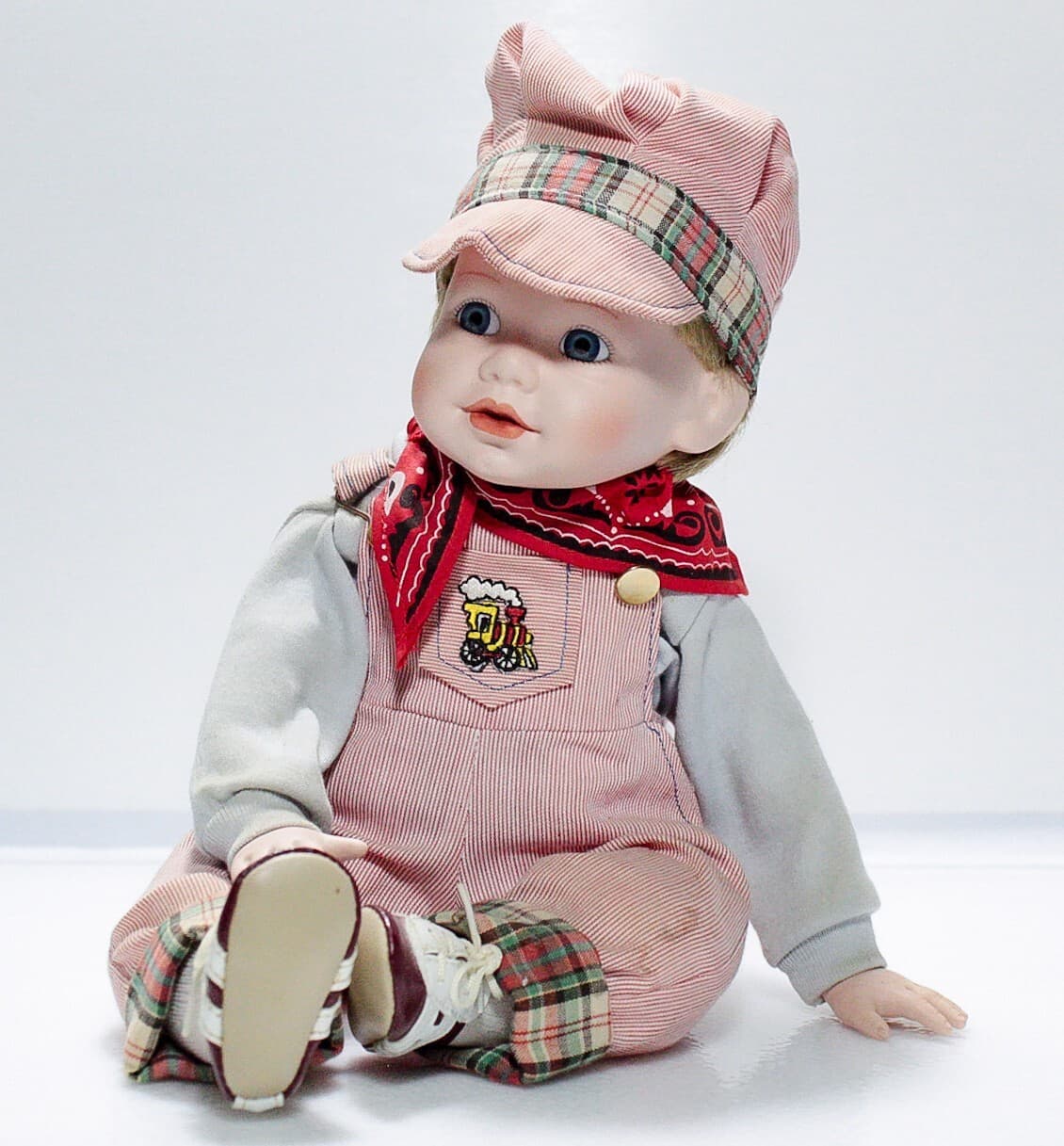 THE DANBURY MINT "Jimmy" Porcelain Boy Doll By Elke Hutchens 1990 Vintage - Thumbnail 8