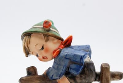 Hummel Goebel Retreat To Safety West Germany Vintage Porcelain Figurine TMK5 - Thumbnail 5