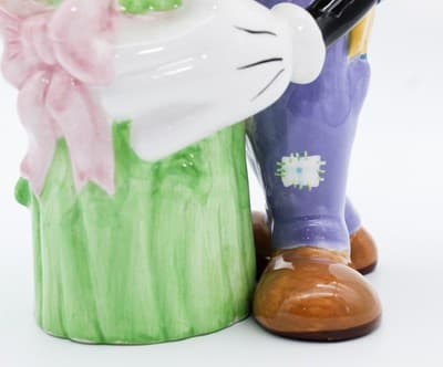 Disney 2000 Welcomes Mickey Mouse Ceramic Gardener Vase Planter Vintage - Thumbnail 8