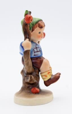 Hummel Goebel Apple Tree Boy West Germany Vintage Porcelain Figurine TMK5 - Thumbnail 2