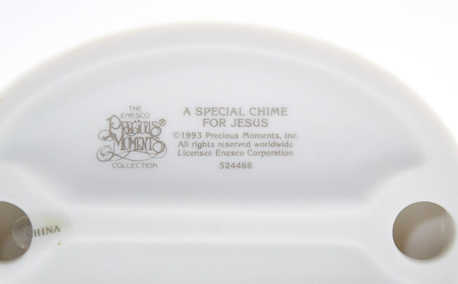 Precious Moments A Special Chime For Jesus Enesco Porcelain Figurine 1993 - Thumbnail 7