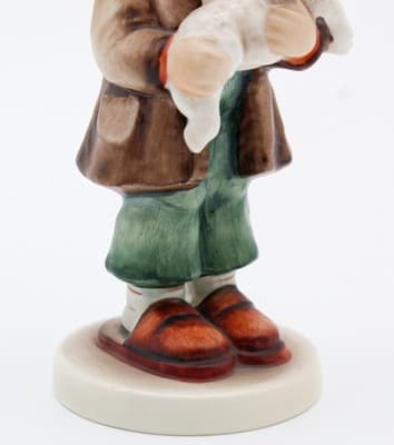 Hummel Goebel Lost Sheep West Germany Vintage Porcelain Figurine TMK5 - Thumbnail 3