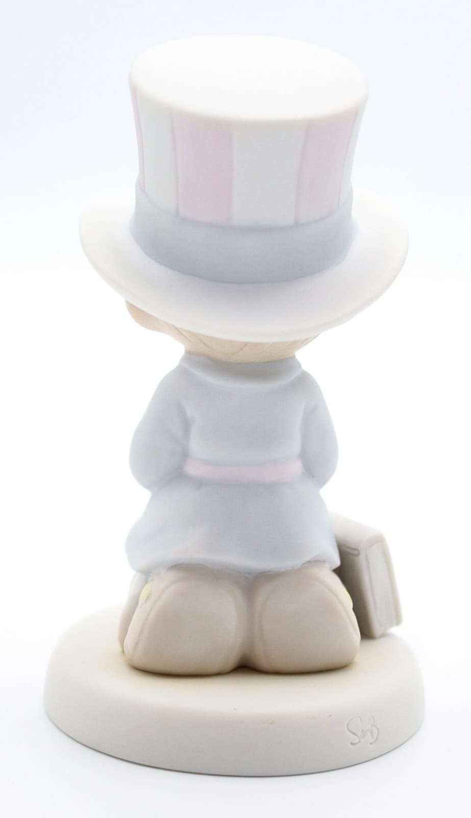 Precious Moments God Bless The U.S.A. Enesco Porcelain Figurine 1992 - Thumbnail 4